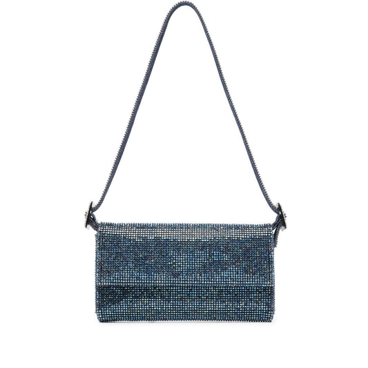 Benedetta Bruzziches Vitty La Mignon rhinestone-embellished denim bag Clutches