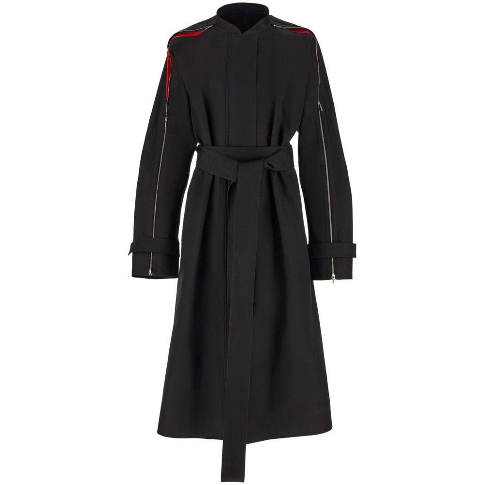 Ferragamo Coats Black Coats