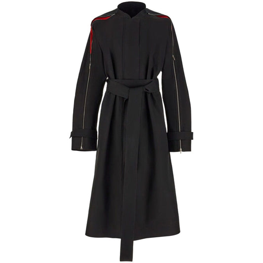 Ferragamo Coats Black Coats