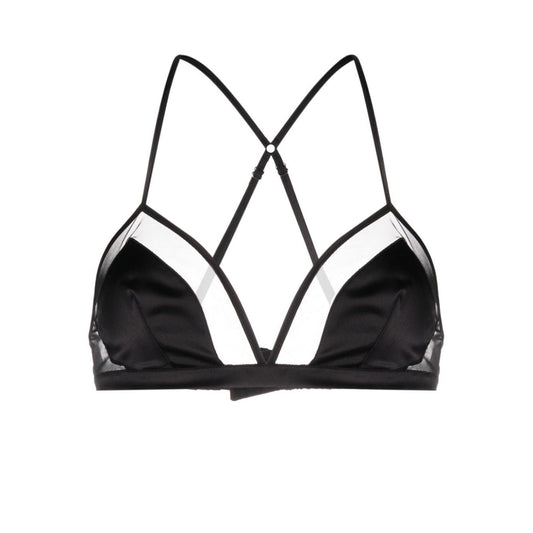 Dolce & Gabbana panelled tulle satin bra