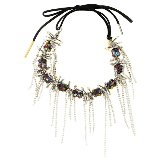 Dries Van Noten Black Glass Necklace