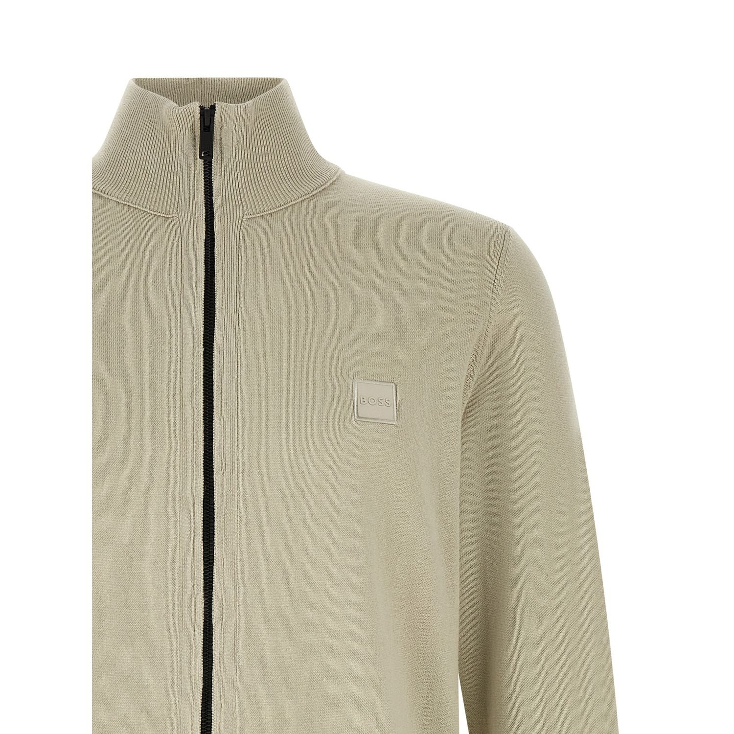 Hugo Boss Beige Cotton Cardigan