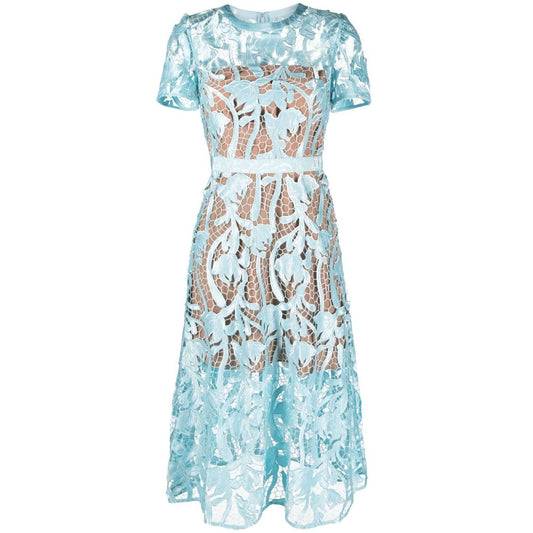 Self-portrait Dresses Clear Blue