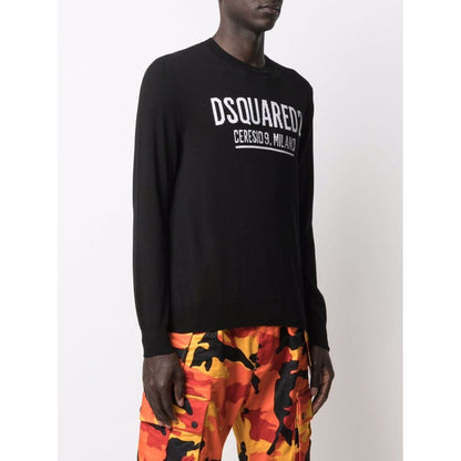 Dsquared2 Sweaters Black Topwear