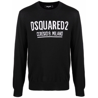 Dsquared2 Sweaters Black Topwear