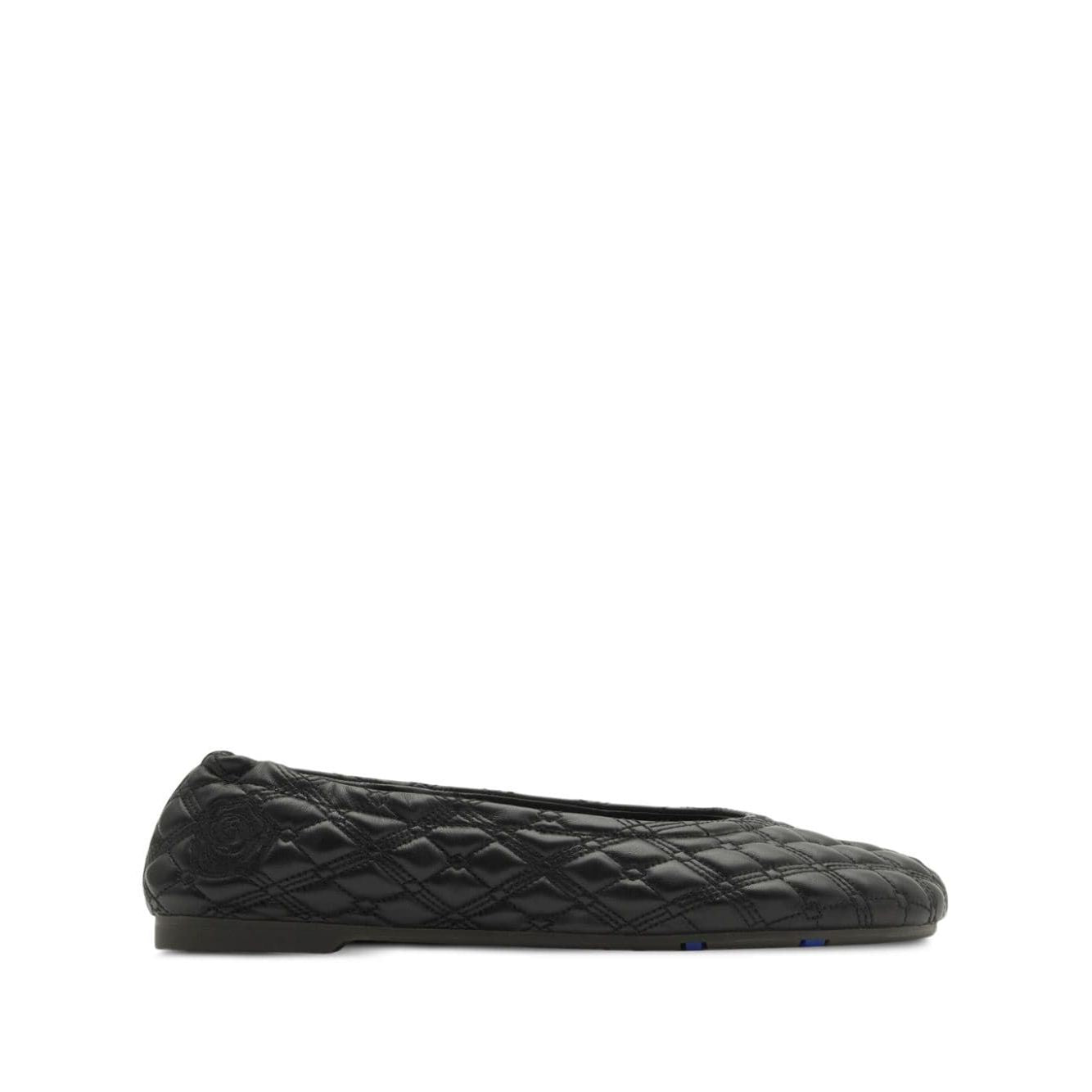 Burberry leather sadler ballerinas