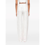 The Attico Trousers White