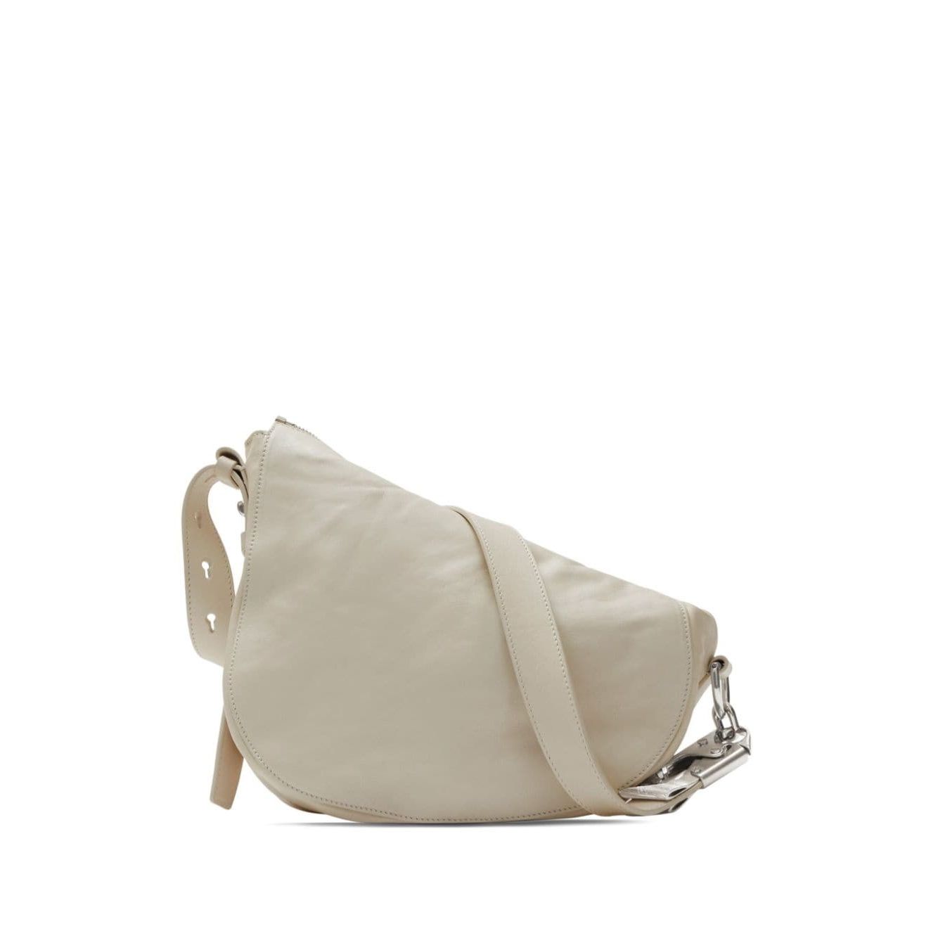 Front view with bag zipped and handles upright.