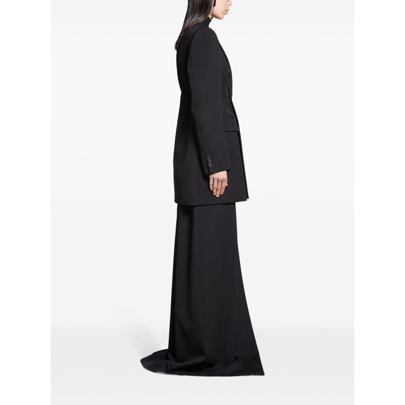 Balenciaga Hourglass Virgin Wool Double-breasted Blazer Jackets