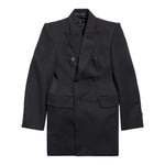 Balenciaga Hourglass Virgin Wool Double-breasted Blazer Jackets