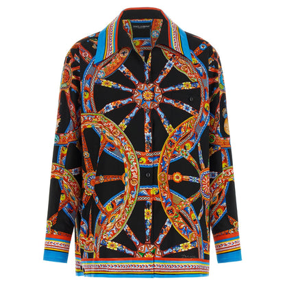 Dolce & Gabbana Multicolor Cotton Blouse