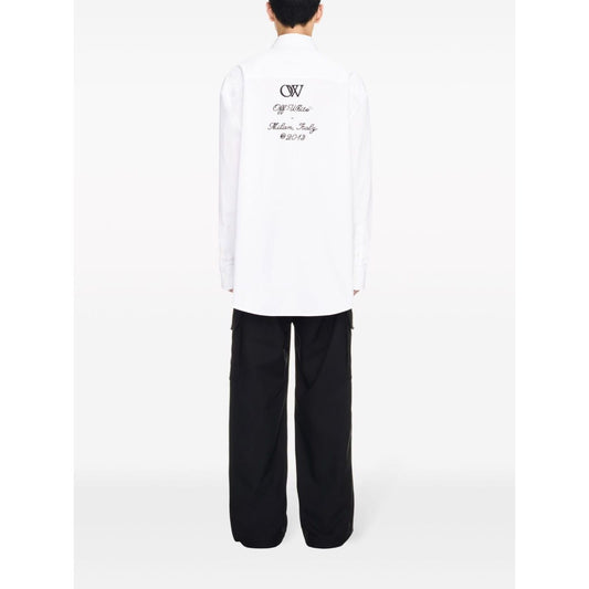 Off White Shirt with embroidery