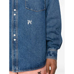 Palm Angels Shirts Blue Shirts
