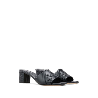 Alexander McQueen seal leather mules