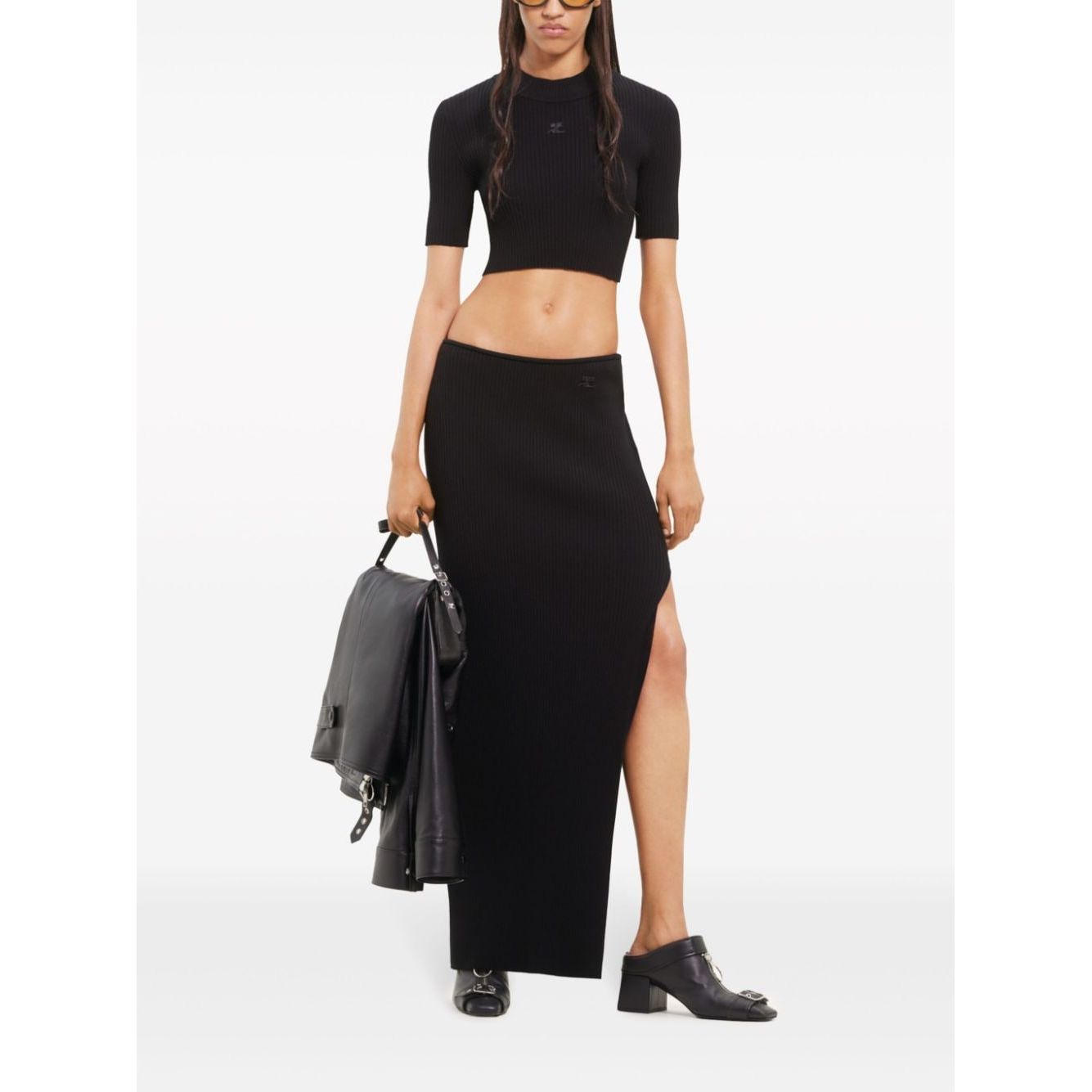 COURREGES PRE Skirts Black Skirts