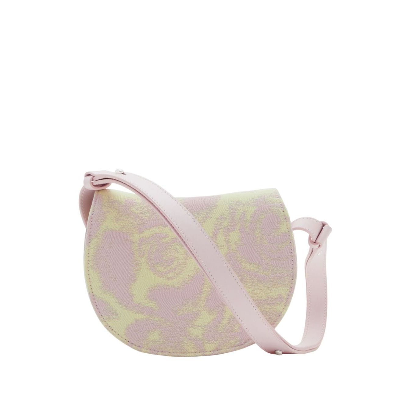 Front view with bag zipped and handles upright.