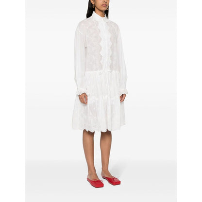 Ermanno Scervino Embroidered shirt dress
