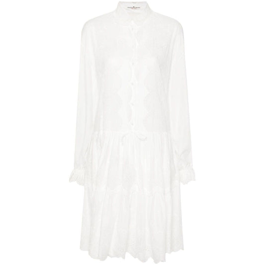 Ermanno Scervino Embroidered shirt dress