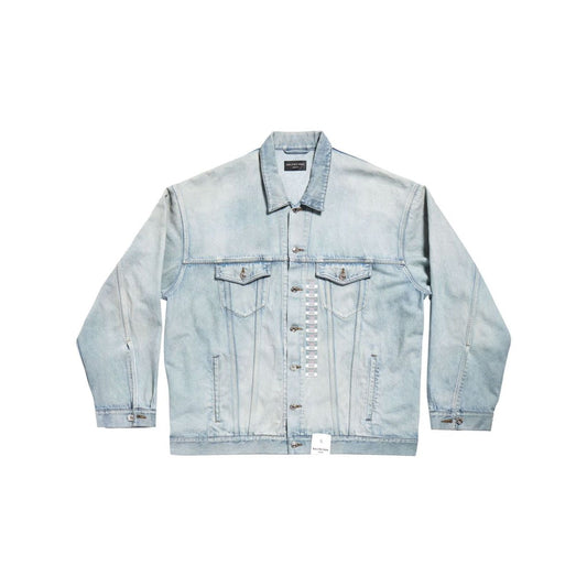 Balenciaga Denim jacket with flap pockets and drop shoulder Jackets