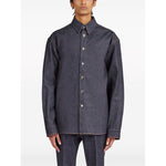 Ferragamo Shirts Blue Shirts