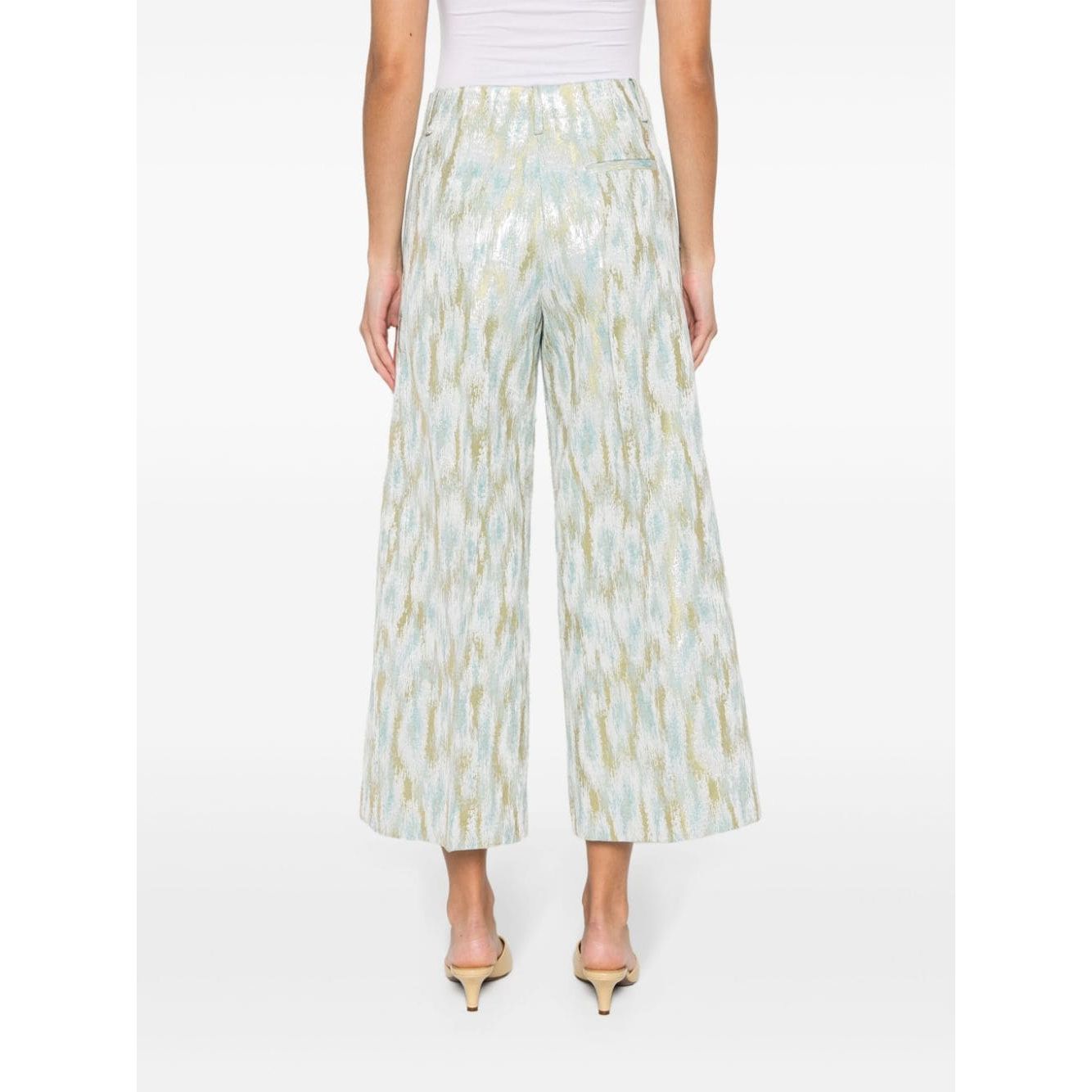 Erika Cavallini Semi-Couture Trousers MultiColour