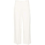 Erika Cavallini Semi-Couture Trousers White Trousers