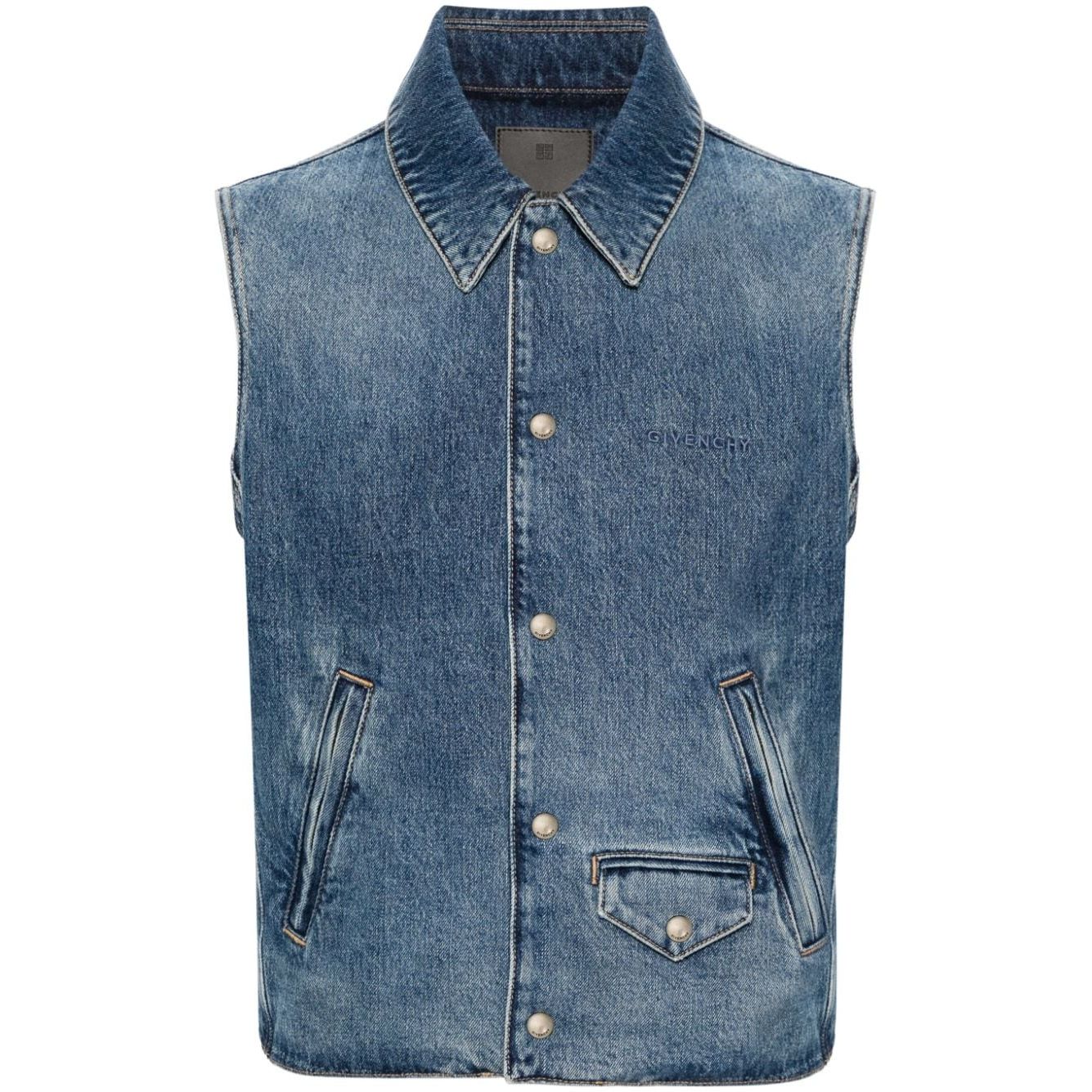 Givenchy Sweaters Blue Topwear