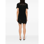 Ermanno Scervino Embroidered cotton short dress Dresses