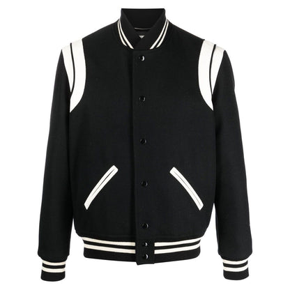 Saint Laurent Teddy Bomber Jacket Jackets