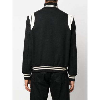 Saint Laurent Teddy Bomber Jacket Jackets