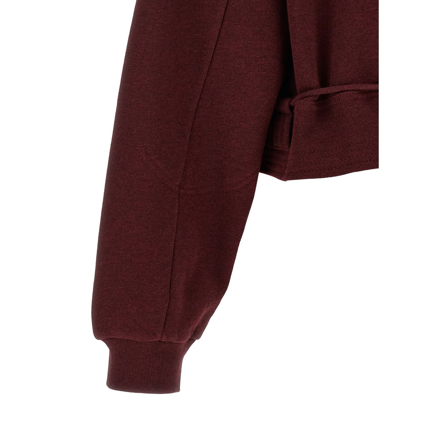 Dries Van Noten Bordeaux Cotton Sweatshirt