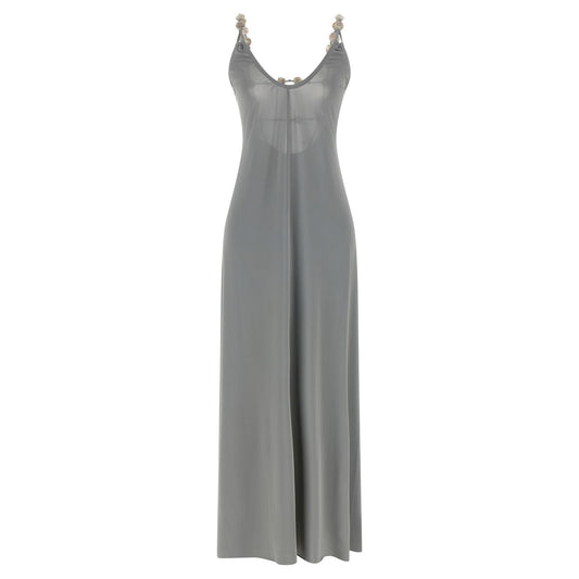 Eres Silver Polyamide Long Dress