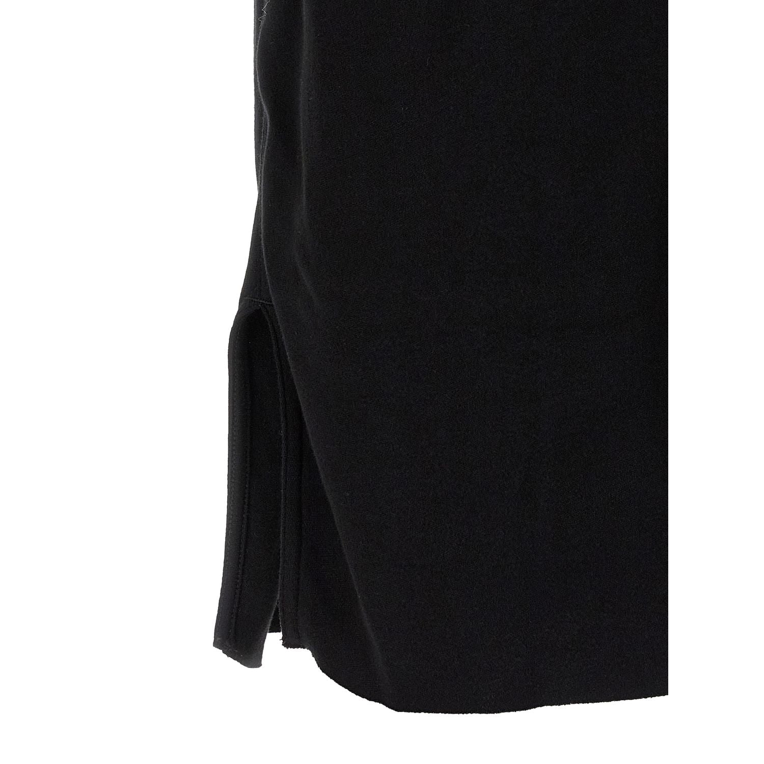 Rick Owens Black Cotton Bermuda Shorts