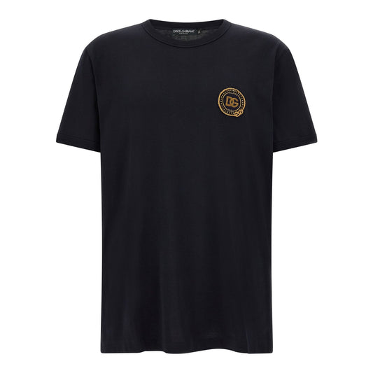 Dolce & Gabbana Blue Cotton T-Shirt