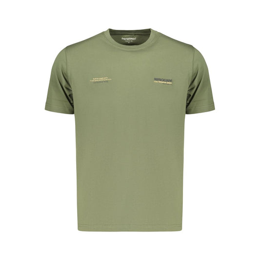 Refrigiwear Green Cotton Men's T-Shirt