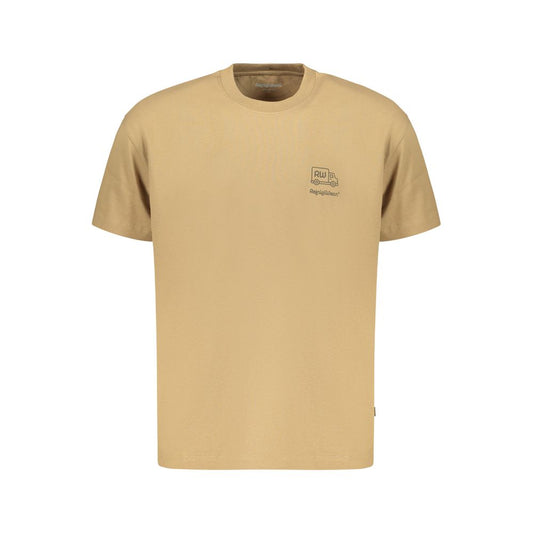 Refrigiwear Brown Cotton Men's T-Shirt