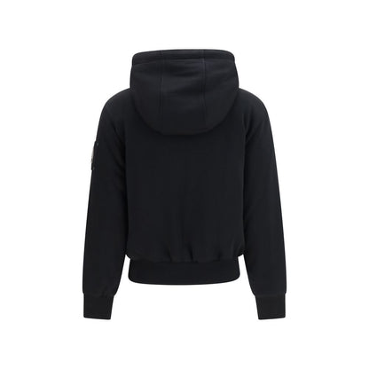 Moose Knuckles Black Cotton Sweatshirt