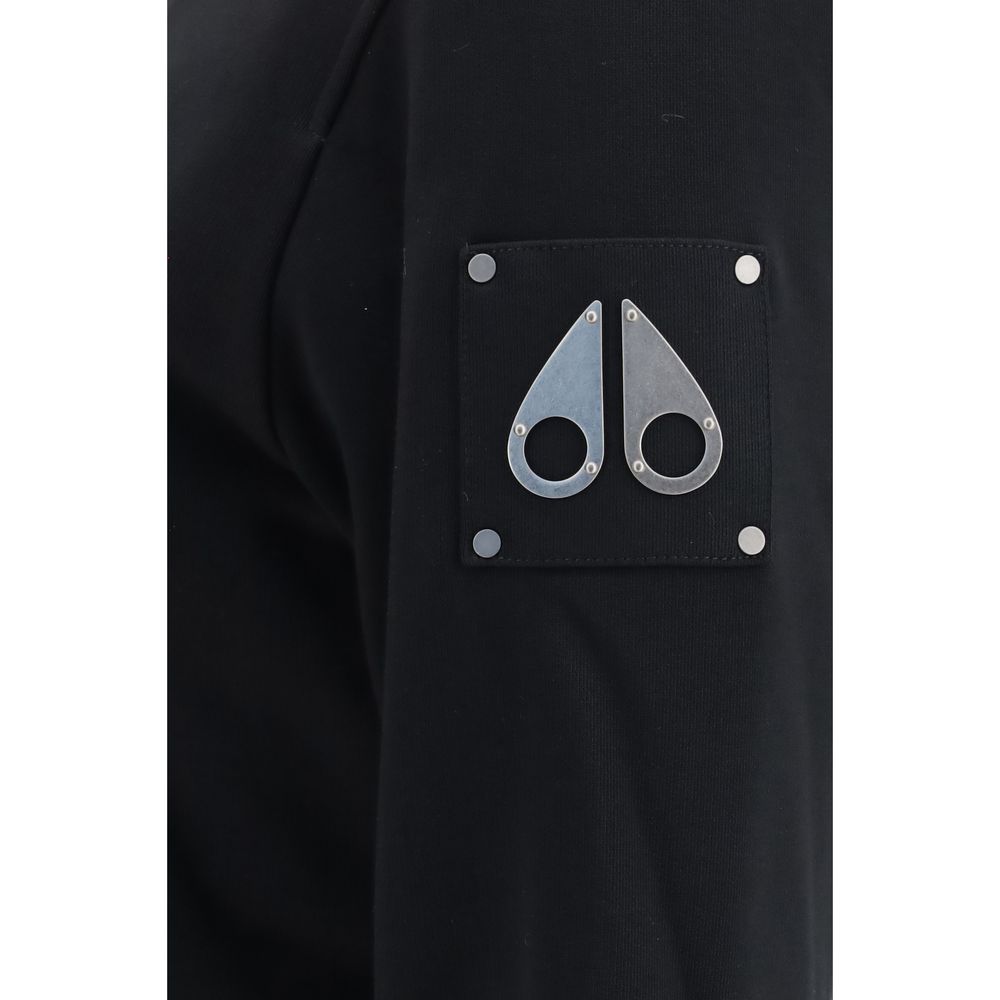 Moose Knuckles Black Cotton Sweatshirt