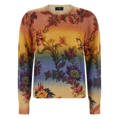 Etro Multicolor Wool Cardigan