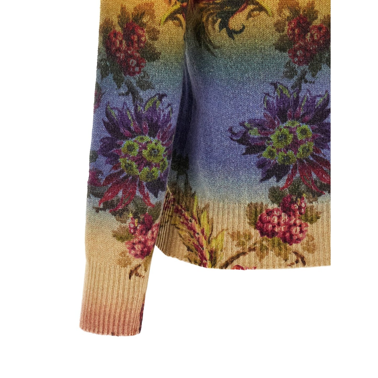 Etro Multicolor Wool Cardigan