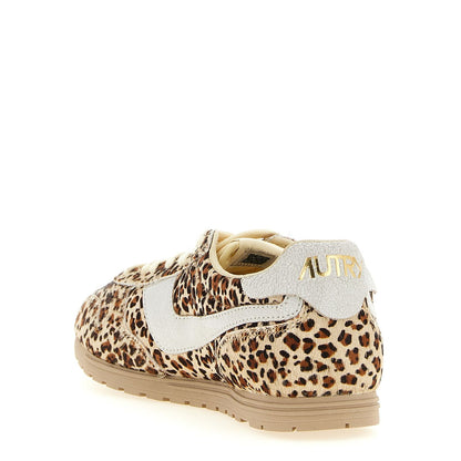 Autry Multicolor Cowhide Low Top Sneakers