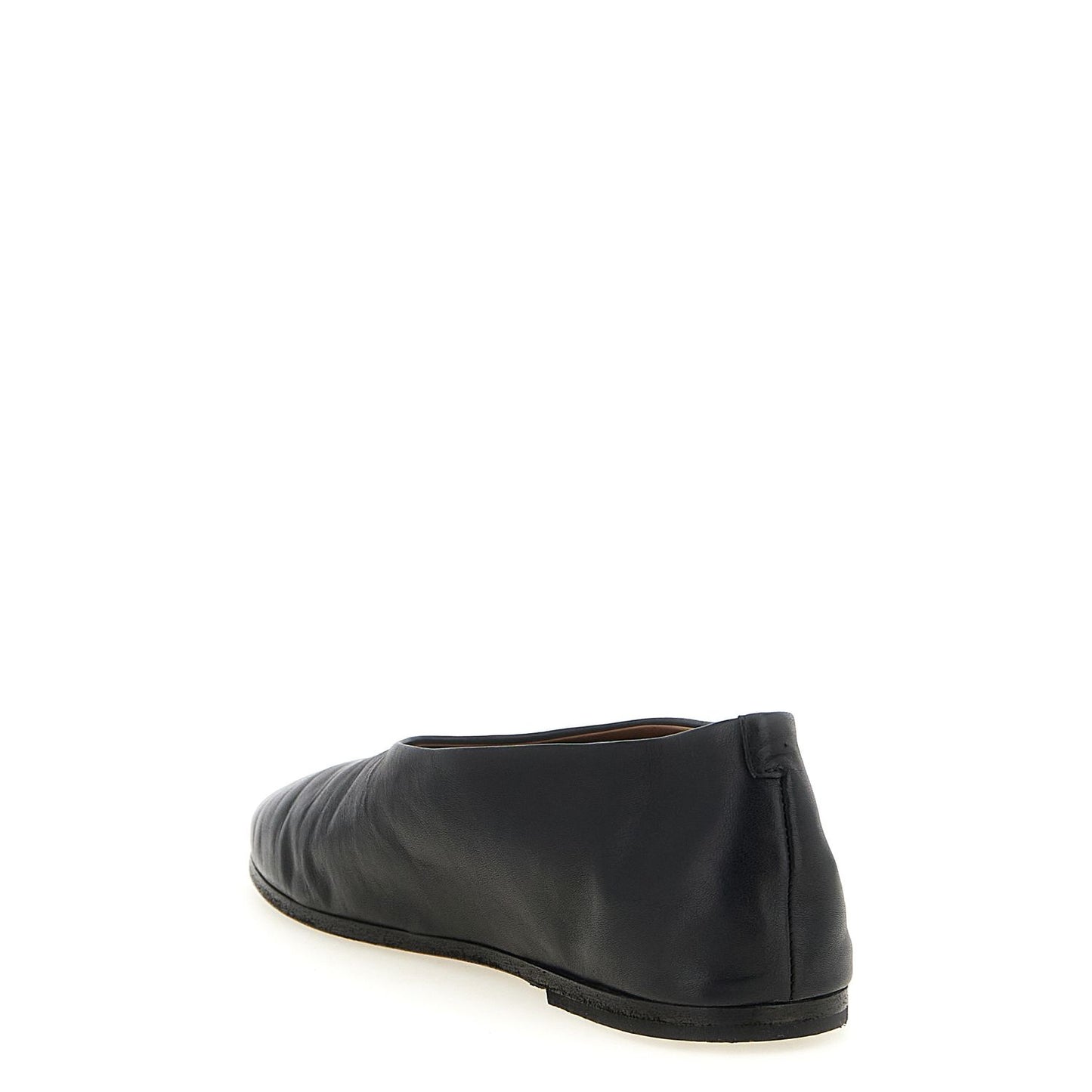 Marsell Black Calfskin Ballet Flats