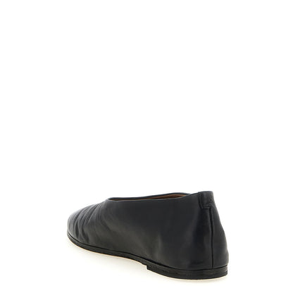 Marsell Black Calfskin Ballet Flats