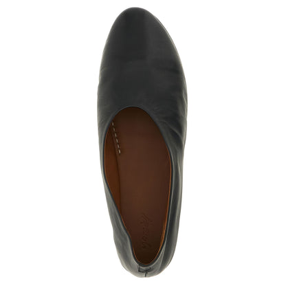 Marsell Black Calfskin Ballet Flats