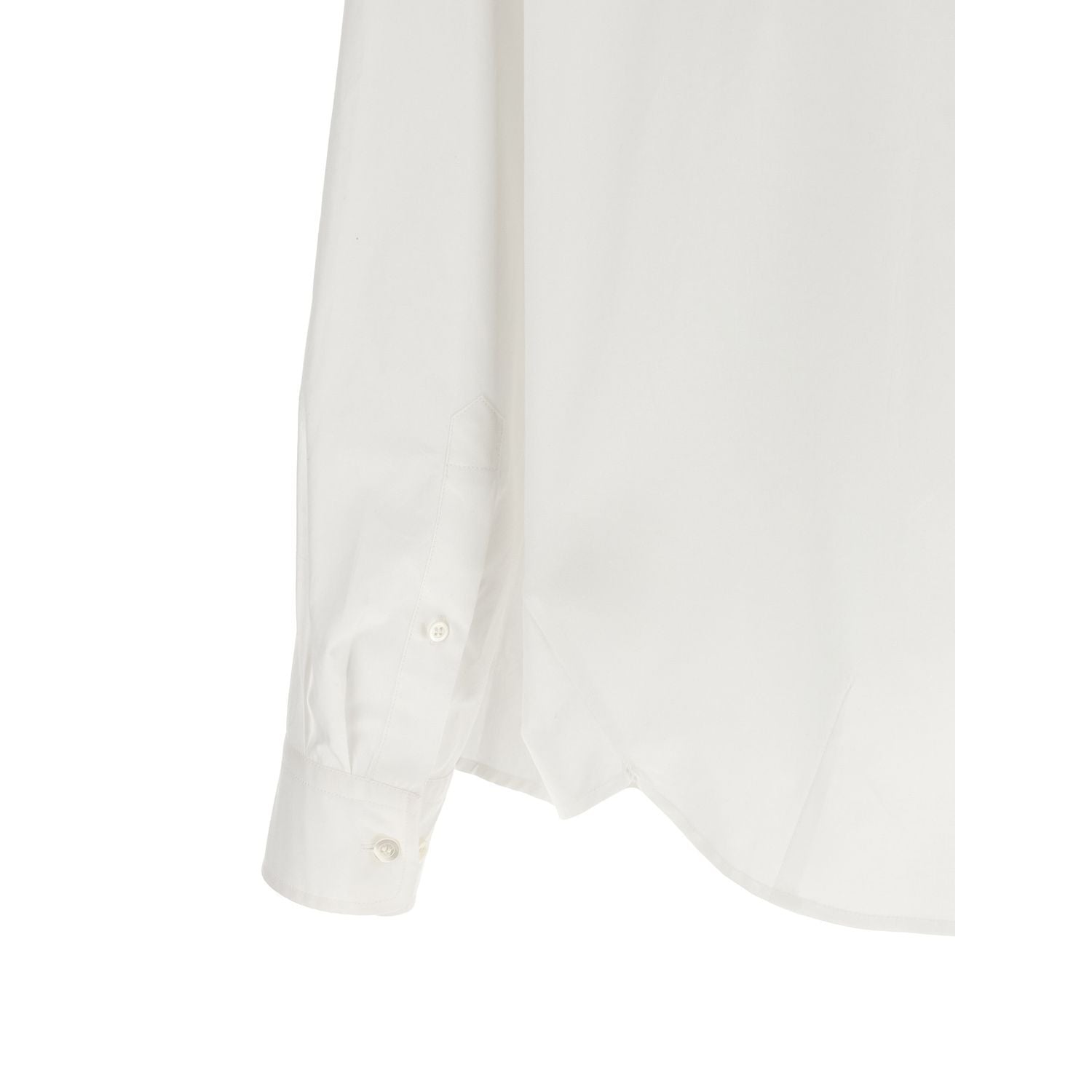 Dries Van Noten White Cotton Blouse