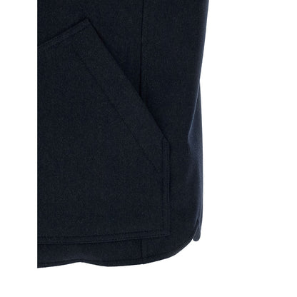Brunello Cucinelli Blue Wool Sleeveless Jacket