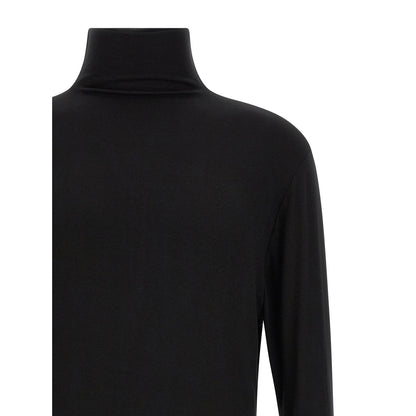 Thom Krom Black Viscose Cardigan