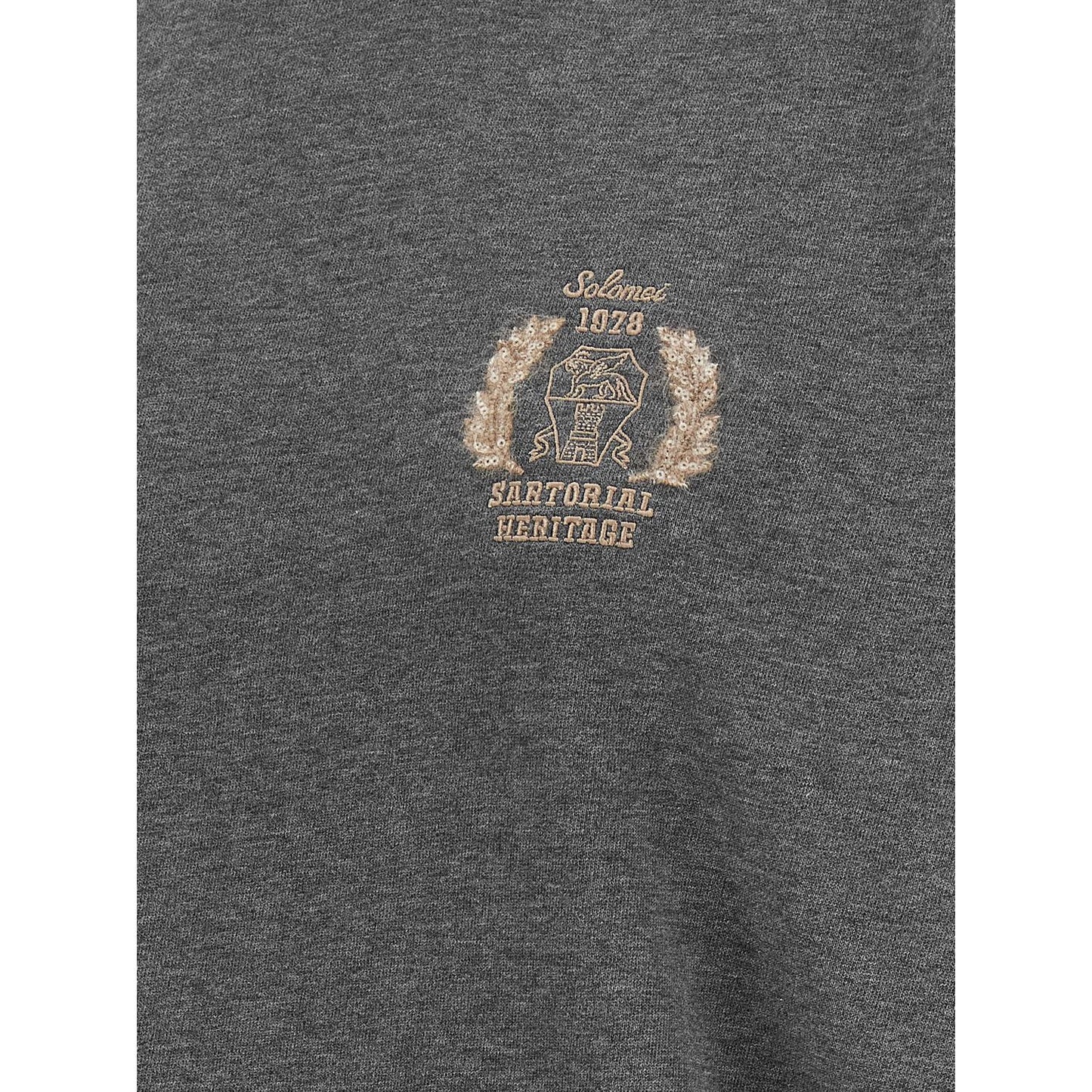 Brunello Cucinelli Gray Cotton Sweatshirt
