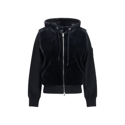 Moose Knuckles Black Cotton Sweatshirt