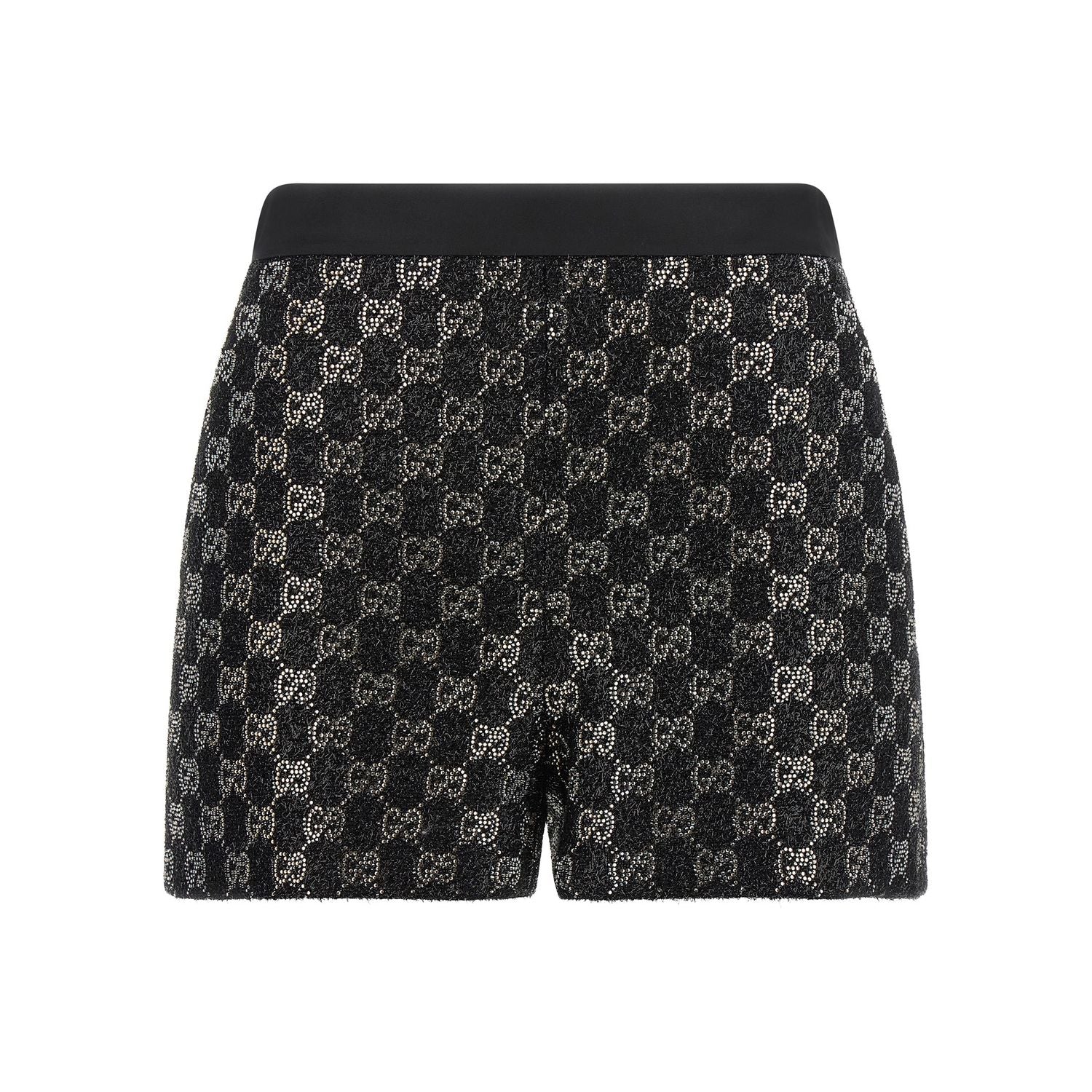 Gucci Black Viscose Short And Mini Shorts